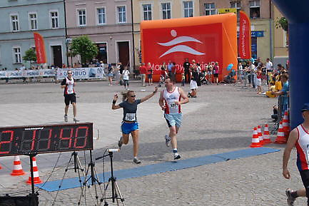 Grodziski Półmaraton Słowaka - finisz